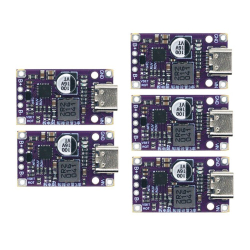 5PCS Type-C USB 2S Lithium Battery Charger Module Lithium Battery Pack Charging Board Quick Charge 3.7V Polymer for UAV 1