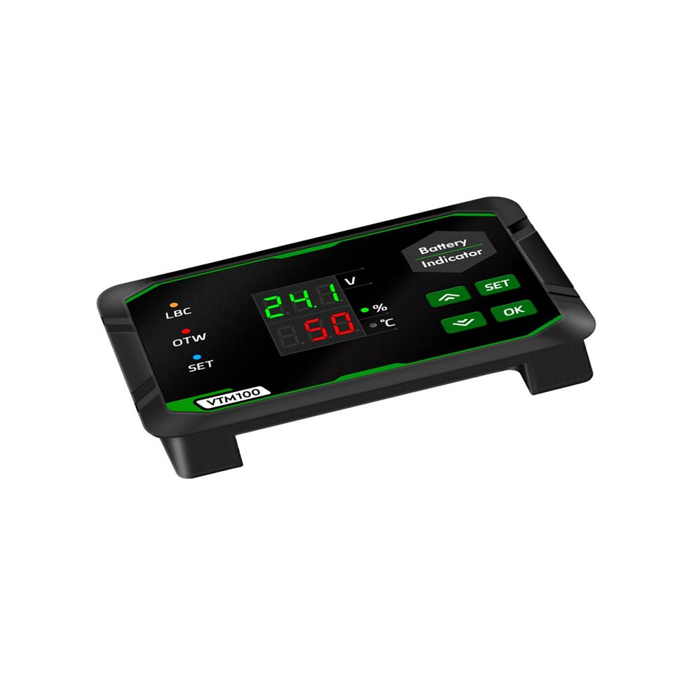 Dc7-100V Battery Indicator Battery Voltage Capacity Tester Battery Monitor Coulometer For Ternary Lithium/Lead-Acid 6131186994020