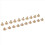 10x Arc Solid Brass Button Stud Screw Nail back Leather Rivet Belt 6mm 7