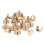 10x Arc Solid Brass Button Stud Screw Nail back Leather Rivet Belt 6mm 6