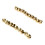 10x Arc Solid Brass Button Stud Screw Nail back Leather Rivet Belt 6mm 4
