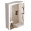 Single Door Dimmable LED Bathroom Mirror Cabinet 8