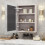 Single Door Dimmable LED Bathroom Mirror Cabinet 10