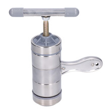 Pasta Maker with 5 Noodle Dies, Hand Crank Manual Press