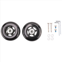 Set di 2 ruote di ricambio per valigie da 80 mm