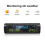 Relógio digital solar para carro com visor LCD para hora, data e temperatura, ideal para decoração externa e pessoal. 2