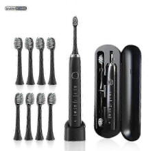 (Black 8 Heads) S100 Sonic Toothbrush with 8 Brush Heads & Whitening\u200b