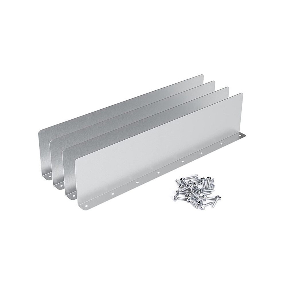 4Pcs Gutter Valley Splash Guard,Rainwater Guard, Rain Drip Guard For Shingle Roofs Corner 4853907202796