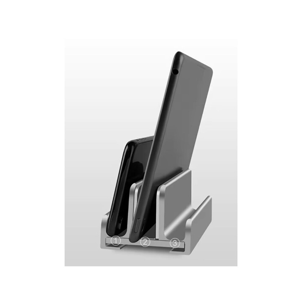 Laptop Stand Holder Three Slots Aluminum Alloy Silicone Notebook Rack Computer Support Tablet Phone Holder 6133381002524