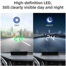 V9 Car - Display HUD Speedometer Display Windshield Projector KMH/MPH Automotive General Electronic Accessories B