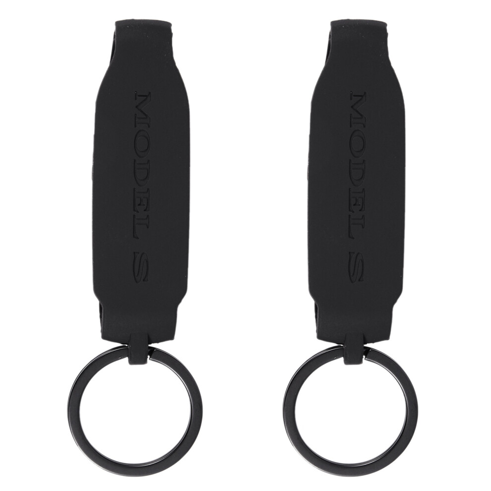 2X Key Fob Cover For Tesla Model S, Silicone Car Key Cover Shell Protector Case Holder For Tesla S Accessories (Model S) 4713011743021