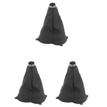 3X Car Manual Leather Gear Shifting Dust Boot for Si 2006 2007 2008 2009 2010 2011