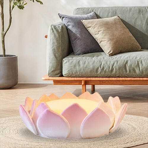 Μαξιλάρι Lotus Good Luck Λούτρινο Φουτόν Δώρο Γραφείου 20cm 1