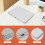 Bluetooth Touchpad Multi-Function Gestures Trackpad Rechargeable Wireless for Laptop IOS Mac, White 6
