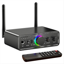 Bluetooth 5.3 Lähetin-vastaanotin 2-in-1 Langaton Äänisovitin TV:lle/PC:lle/Kuulokkeille/KTV:lle/Kotistereoille