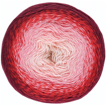 Yarn Art YarnArt Blumengarn, 55 % Baumwolle, 45 % Acryl, 250 g, 1094 Yards, mehrfarbiges Baumwollgarn, Regenbogen-Hkelgarn, Frhling und Sommer  1