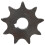 Ηλεκτρική αλυσίδα σκούτερ Sprocket9T, τροχός αλυσίδας υψηλής σκληρότητας με αντοχή 8