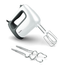 HT4601 Prep'Mix Hand Mixer, Plastic, Steel, 500 W, White/Graphite