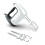 HT4601 Prep'Mix Hand Mixer, Plastic, Steel, 500 W, White/Graphite 1