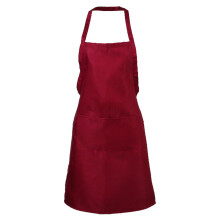 Grembiule resistente alle gocce d'acqua, design con pettorina regolabile e 2 tasche per cucinare, grigliare, dipingere, ricamare, serigrafare, comodo