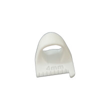 Règle de Quilting aux doigts, outil de mesure de-Blanc 4mm