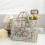 Retro Floral Pattern Fabric Storage Bin Foldable Laundry-H 4