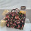 Retro Floral Pattern Fabric Storage Bin Foldable Laundry-H 5