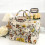 Retro Floral Pattern Fabric Storage Bin Foldable Laundry-H 6