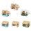 Large Capacity Hamster Shelter Cage wtih Accessories for-Blue 2 2