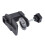 Secure Plastic Grooming Arm Brackets Stabilizes Pet-Black 1