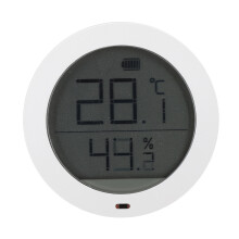 Higrômetro e termômetro digitais sem fio para ambientes internos, com visor LCD, registros de máxima e mínima, indicador de conforto do ar,