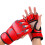 Γάντια MMA για μισά δάχτυλα με ρυθμιζόμενο λουράκι καρπού, αναπνεύσιμο υλικό, 2