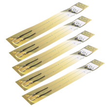 Nachtvissen LED-aas Karpervissen Hair Rigs Kit Metalen Haak Lijn Duurzame Visaccessoires Puntige Haken Effectieve Doordringing Karperhaken Met