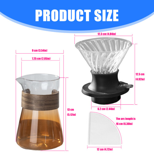 Coffee Filter Cup with Silicone Base Coffee Maker Set Modern-C 1
