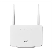 4G LTE CPE Router Modem 300 Mbit/s WLAN-Hotspot mit externer Antenne und SIM-Kartensteckplatz für Zuhause, Reisen und Arbeit (EU-Stecker)
