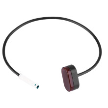 Lanterna traseira de LED para scooter Xiaomi M365, luz de freio resistente às intempéries com alto brilho, fácil de instalar e substituir em