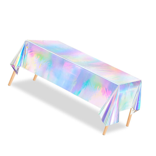 Nappe de table en plastique Sparklys imperméable pour-137X274CM