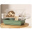 Acrylic Small Animal Cage with Accessories Removable-White 1 5