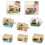 Acrylic Small Animal Cage with Accessories Removable-White 1 3