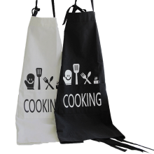 Tablier à grandes poches pour la cuisine et le barbecue, taille universelle, lavable en machine, imperméable, avec bords renforcés, tablier de