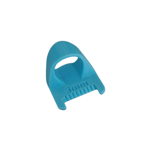 Règle de Quilting aux doigts, outil de mesure de-Bleu 3mm
