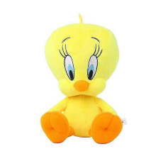 (New 20cm tweety)New 20cm Original Looney Tunes Bugs Bunny Plush Toy Classic 32cm Tweety Q Series Lola Bunny Daffy Cartoon Peluche 25-26