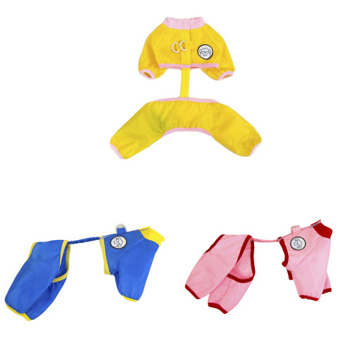 Combinaison pour chien résistante à l'eau avec-Rose XXL 1