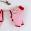 Combinaison pour chien résistante à l'eau avec-Rose XXL 7