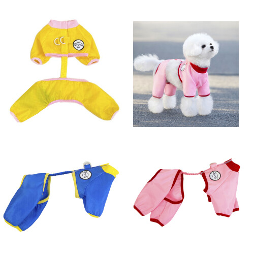 Combinaison pour chien résistante à l'eau avec-Rose XXL 2