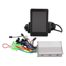 Elektrische scootercontroller met lcd-display, borstelloze motorcontroller, stille werking, goede warmteafvoer, waterdicht, hoogwaardige constructie.