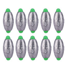 Juego de plomos de pesca Egg Lead Premium de alta densidad para drop shot en agua salada y dulce. Plomos ovalados para lanzar, resistentes a la