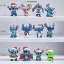 (Full PVC,Christmas Stitch)2025 Stitch Lilo & Stitch Advent Calendar Blind Box Christmas Limited Edition 25-26