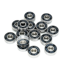 ILQ11 Black Skate Roller Smooth Skate Roller Bearings Longboard Speed Inline Skate Wheel Bearings Pack of 8