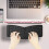 Ergonomic V-Shaped Three-Way Bluetooth Folding Keyboard Mobile Phone Tablet Charging Light and 4